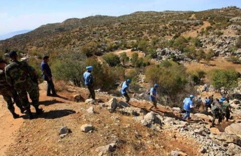 Κυανόκρανοι, Συνορα Λιβάνου