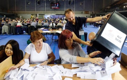 ΒΡΕΤΑΝΙΑ, exit poll